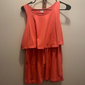 Old Navy nursing tank, size XS, coral pink